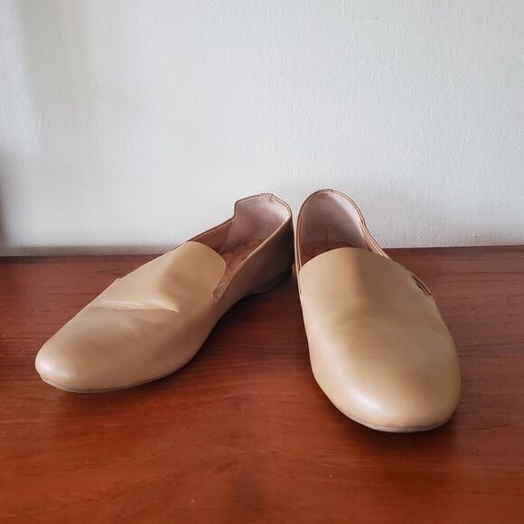Birdies The Starling Taupe Tan Leather Loafer Flat Womens 10.5 EU 41.5 - Picture 2 of 8